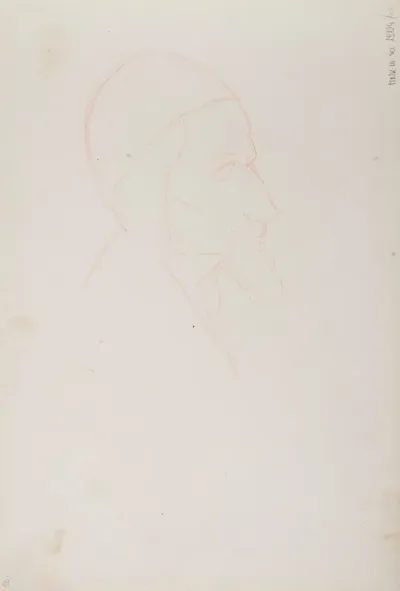 Szkic Popiersia Zyda 2