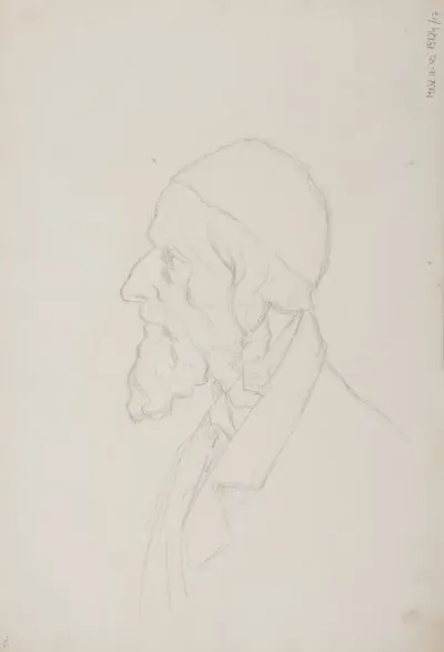 Szkic Popiersia Zyda