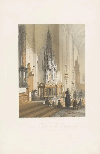Tabernacle In St Jamess Church Louvain