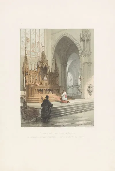 Tabernacle In Ste Gudules Church Brussels