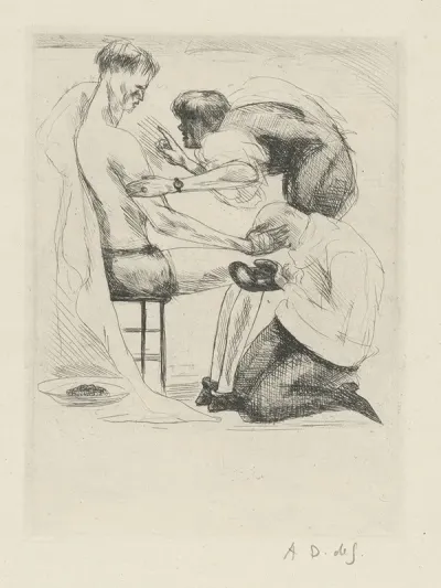 Tableau De La Boxe Illustre De 29 Gravures A Leau Forte Pl 62