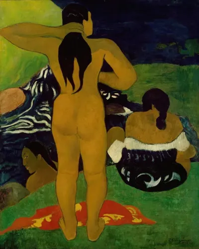 Tahitian Women Bathing