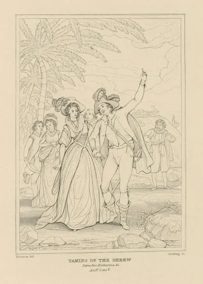 Taming Of The Shrew Act 4 Scene 5 Petruchio Katherine Hortensio