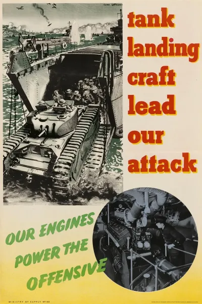 Tank Landing Craft Lead Our Attack