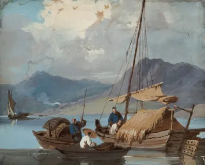 Tanka Boat Off Macao