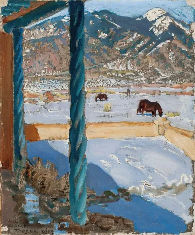 Taos Home In Sunlight