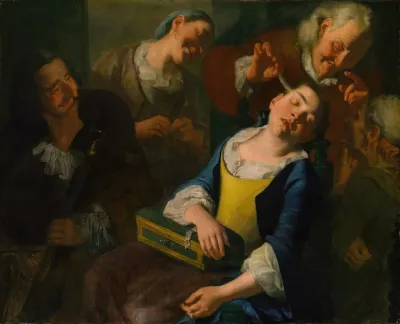 Teasing A Sleeping Girl