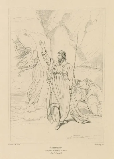 Tempest Act 1 Scene 2 Prospero Miranda Ariel