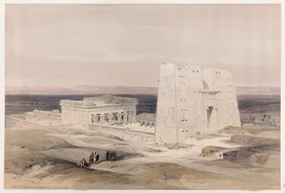 Temple Of Edfou Idfu Ancient Appolinopolis Upper Egypt