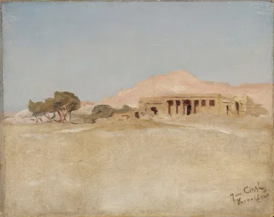 Temple Qurna Luxor From The Journey To Egypt