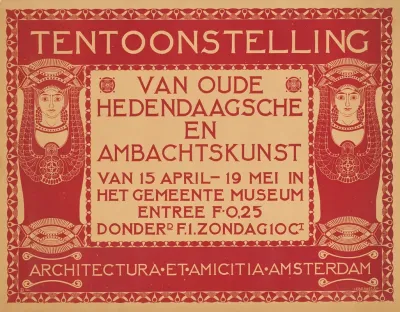 Tentoonstelling Van Oude Hedendaagsche En Ambachtskunst Gemeentemuseum