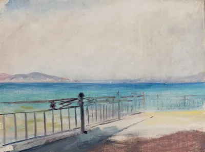 Terrace On The Seaside From The Journey To Constantinople