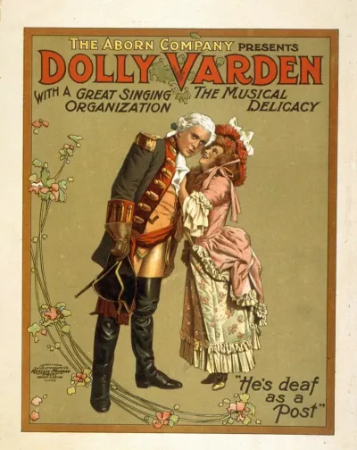 The Aborn Company Presents Dolly Varden The Musical Delicacy With A Great Singing Organization 3