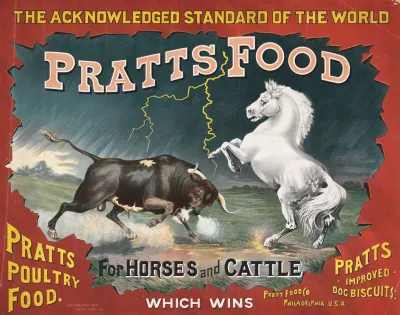 The Acknowldeged Standard Of The World Pratts Food For Horse And Cattle