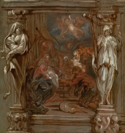 The Adoration Of The Shepherds 92