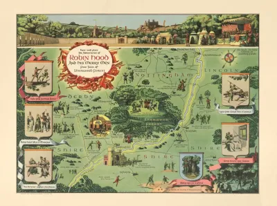 The Adventures Of Robin Hood And His Merry Men From Tales Of Sherwood Forest