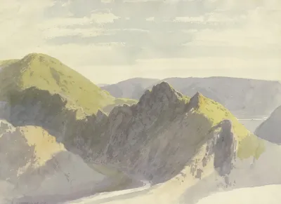 The Ahr Valley Near Altenahr September 1 1858