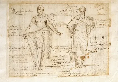 The Allegorical Figures Of Reason And Wisdom