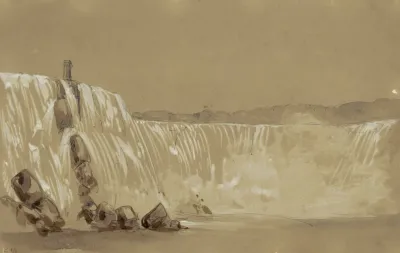 The American Falls Niagara From The Steamboat