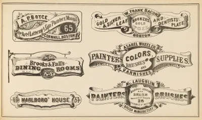 The Art Of Lettering And Sign Painters Manual Pl 29