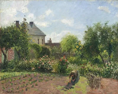 The Artists Garden At Eragny