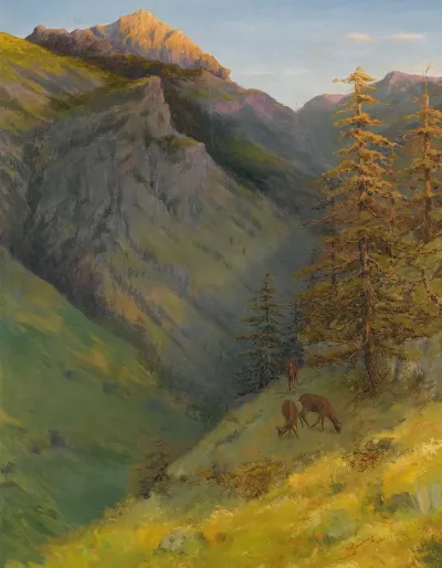 The Augustenberg From The Malbuntal Valley