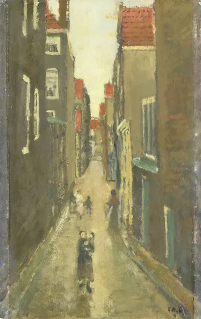 The Baanbrugsteeg Looking From The Haarlemmerdijk Towards The Vinkenstraat And The Brouwersgracht