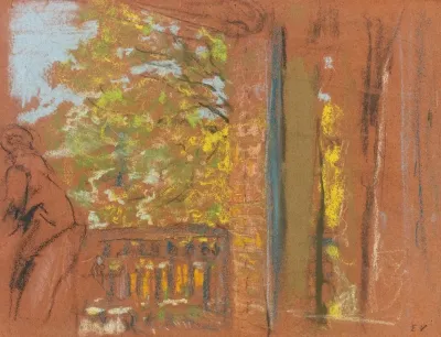 The Balcony At The Closerie Des Genets Vaucresson