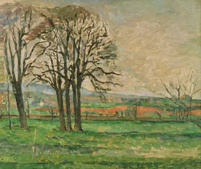 The Bare Trees At Jas De Bouffan