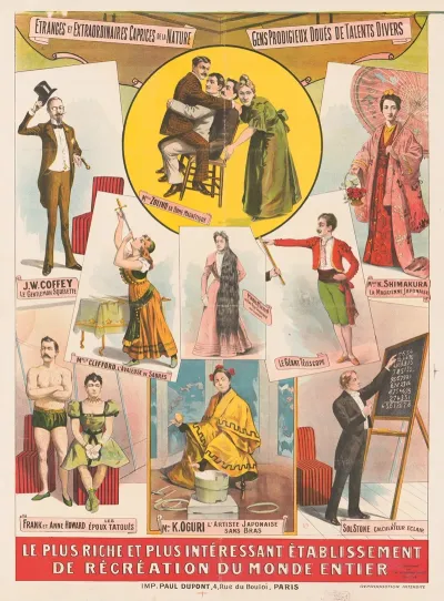 The Barnum And Bailey Greatest Show On Earth Une Grandiose Exhibition De Phenomenes Humains