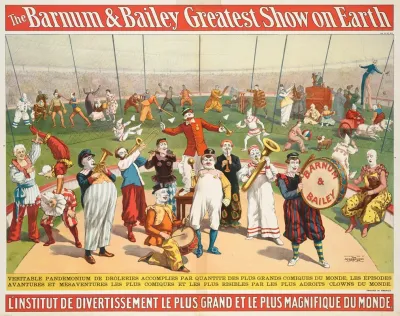 The Barnum Bailey Greatest Show On Earth Linstitut De Divertissement Le Plus Grand Et Le Plus Magnifique Du Monde 3