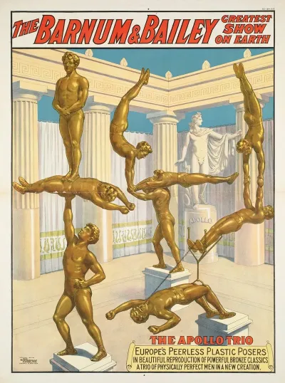 The Barnum Bailey Greatest Show On Earth The Apollo Trio