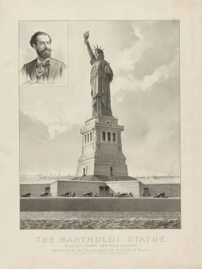 The Bartholdi Statue Bedloes Island New York Harbor Presented To The United States By Citizens Of France 2