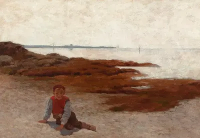The Beach At Concarneau