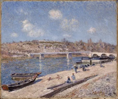 The Beach At Saint Mammes