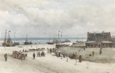 The Beach At Scheveningen 2