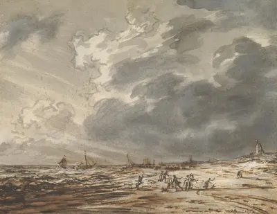 The Beach At Scheveningen