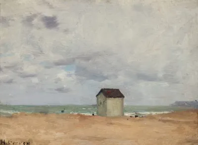 The Beach At Trouville 2