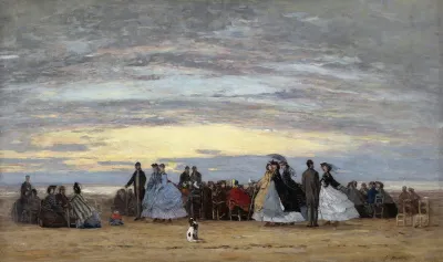The Beach At Villerville