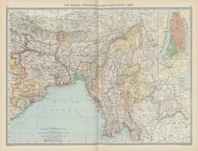 The Bengal Provinces Burma And Southern Tibet