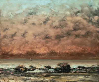 The Black Rocks At Trouville