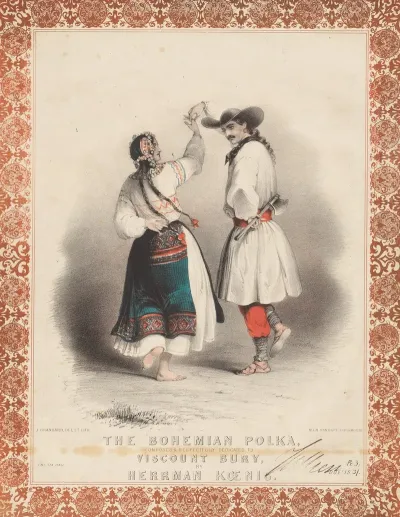 The Bohemian Polka Composed Respectfully Dedicated To Viscount Bury By Herrman Koenig