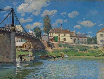 The Bridge At Villeneuve La Garenne