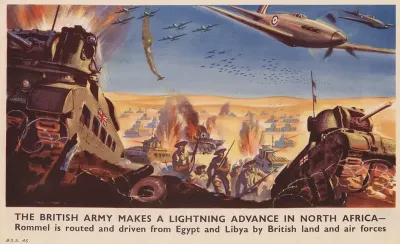 The British Army Makes A Lightning Advance In North Africa