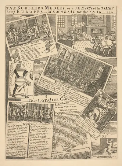 The Bubblers Medley Or A Sketch Of The Times Being Europes Memorial For The Year 1720