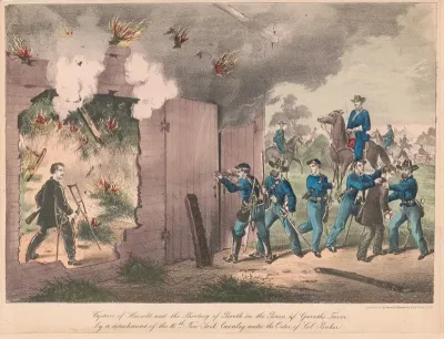 The Capture And Shooting Of Booth In The Barn Of Garaths Farm