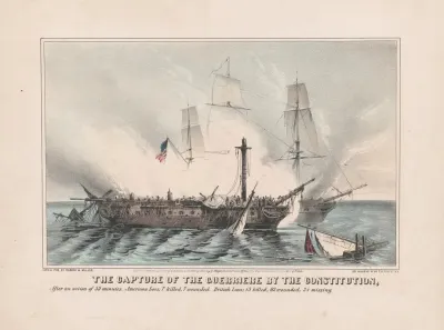The Capture Of The Guerriere By The Constitution