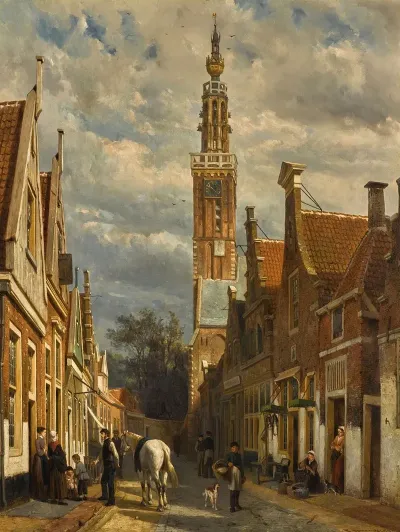 The Carillon Tower In Edam