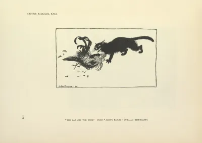 The Cat And The Cock Aesops Fables