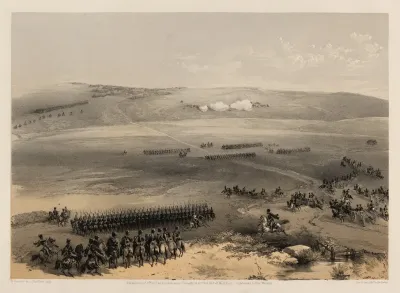 The Cavalry Affair Of The Heights Of Bulganak The First Gun 19th Sepr 1854